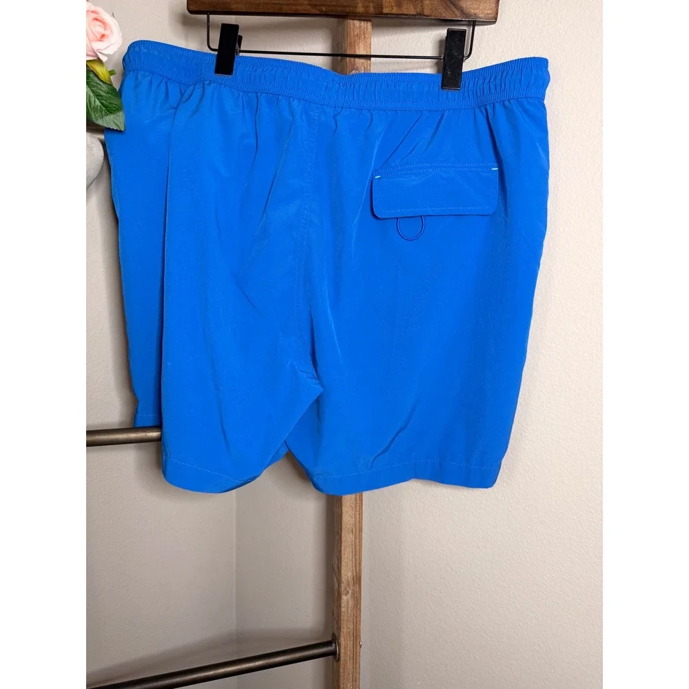 Tommy Bahama Mens Royal Blue Swim Trunks Marlin Logo Mesh Lined Shorts XXL